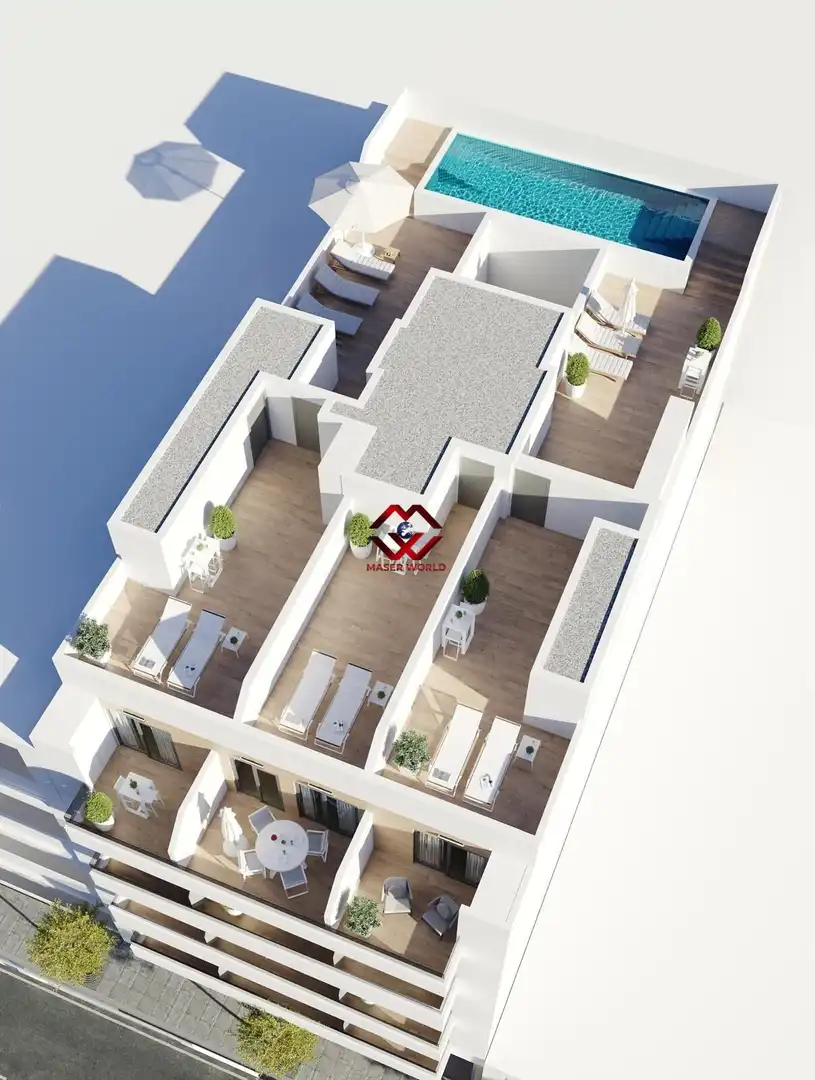 Penthouse mit Pool zum Verkauf in Centro, imagen 12
