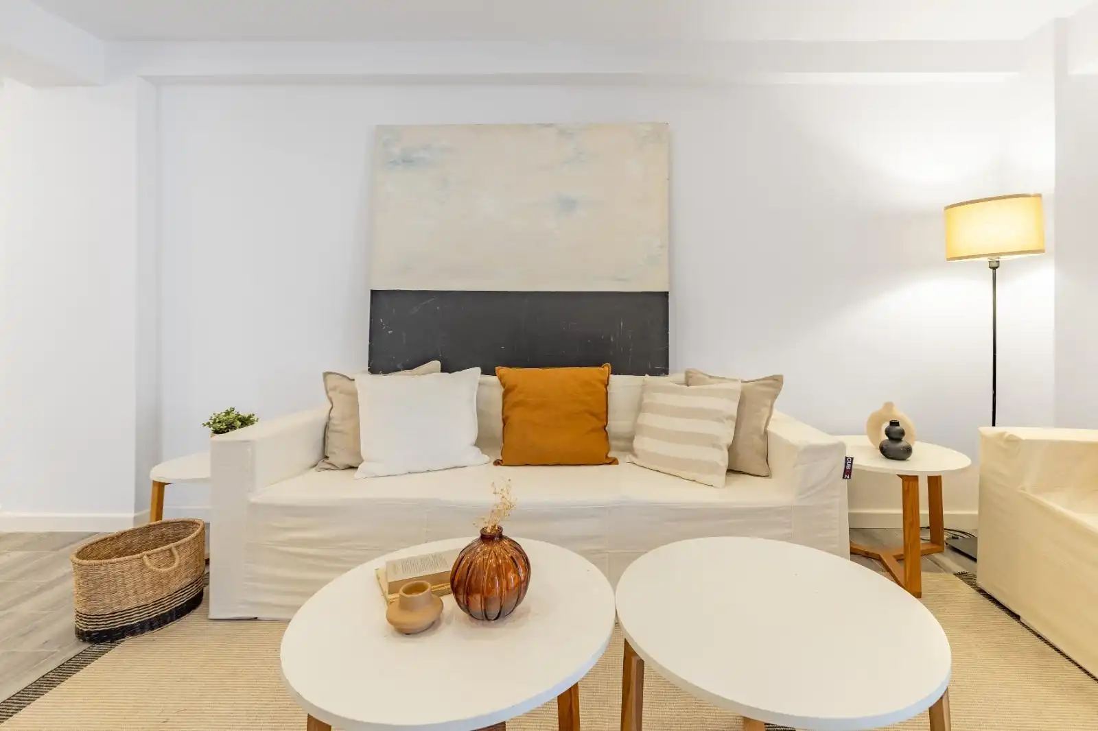Living room of Flat for sale in Benifaió  with Parquet flooring and Balcony