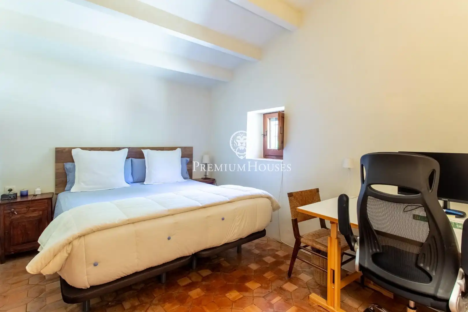 Habitación de Finca rústica en venta en Arenys de Munt con Aire acondicionado, Calefacción y Jardín privado