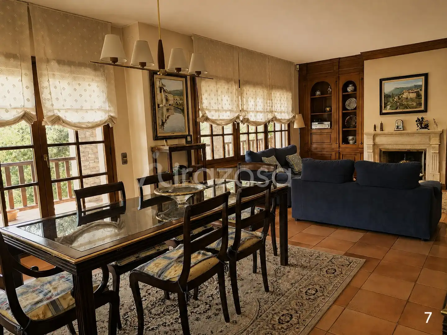 Esszimmer von Haus oder Chalet zum Verkauf in Aiguafreda mit Klimaanlage, Heizung und Terrasse