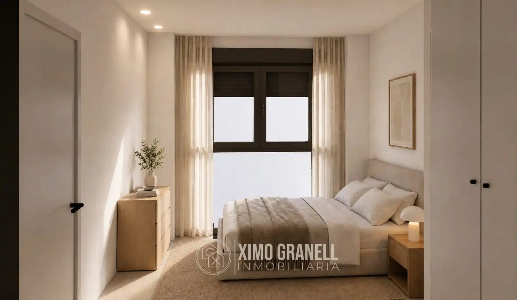 Schlafzimmer von Wohnung zum Verkauf in La Vall d'Uixó mit Klimaanlage und Heizung