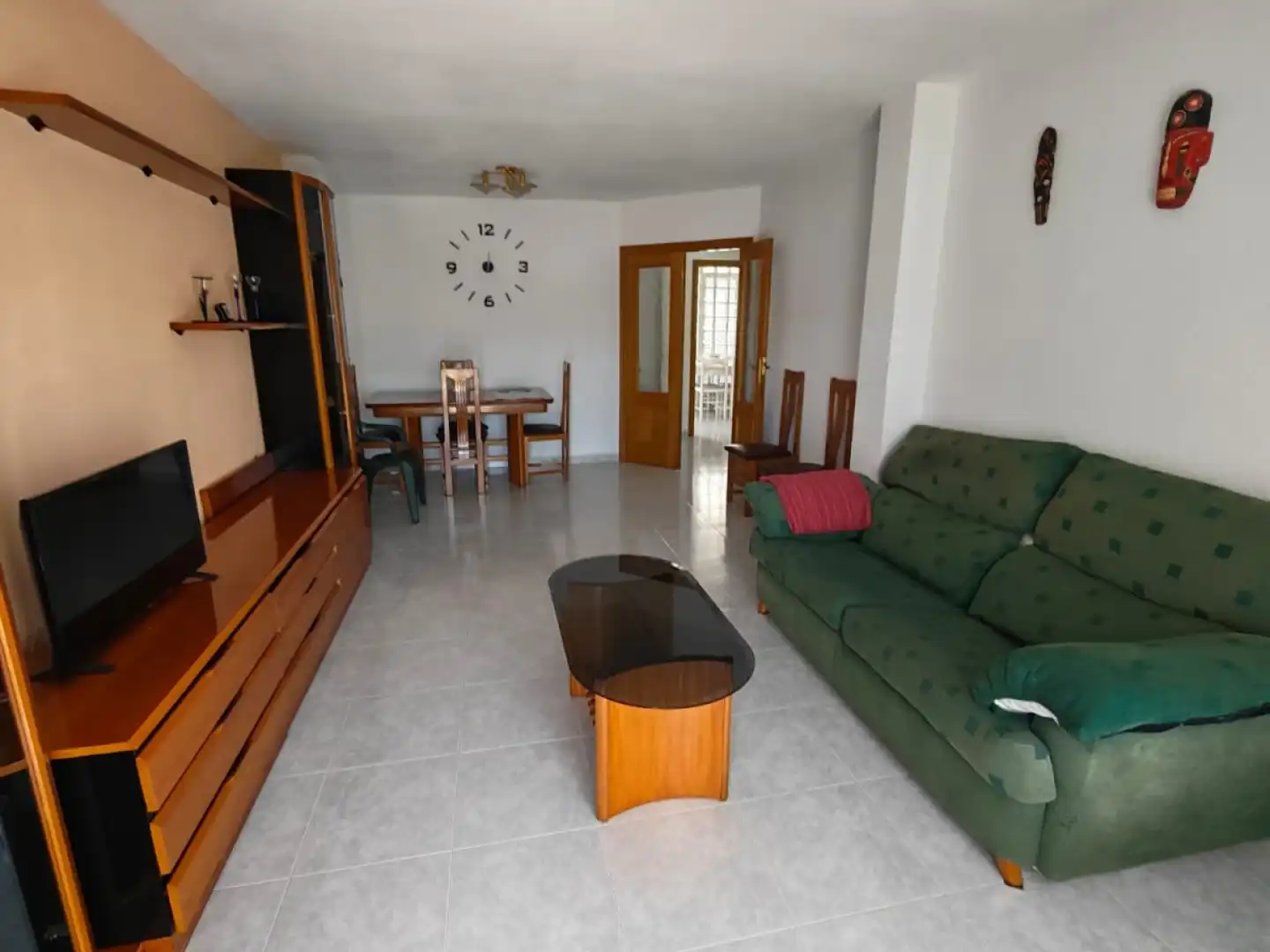 Living room of Flat for rent in Murcia  with Furnished, Washing machine and Balcony