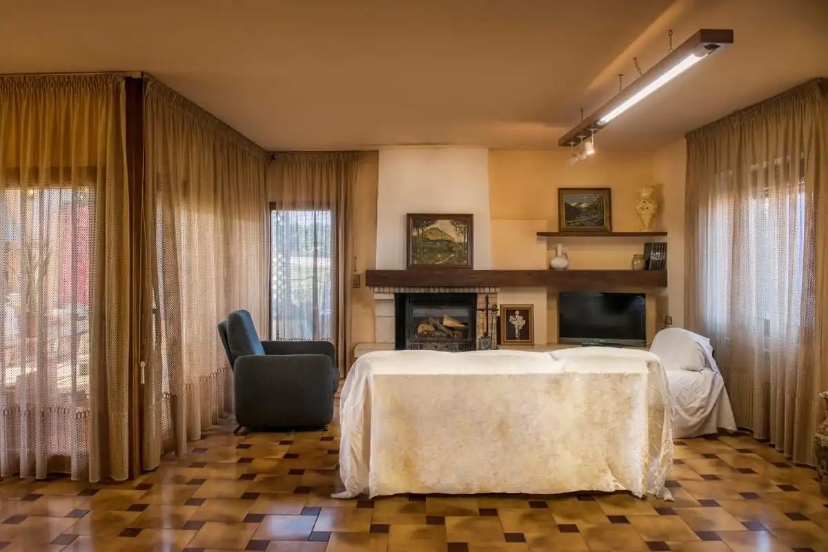 Sala de estar de Casa o chalet en venta en Sant Cugat Sesgarrigues con Calefacción, Jardín privado y Terraza