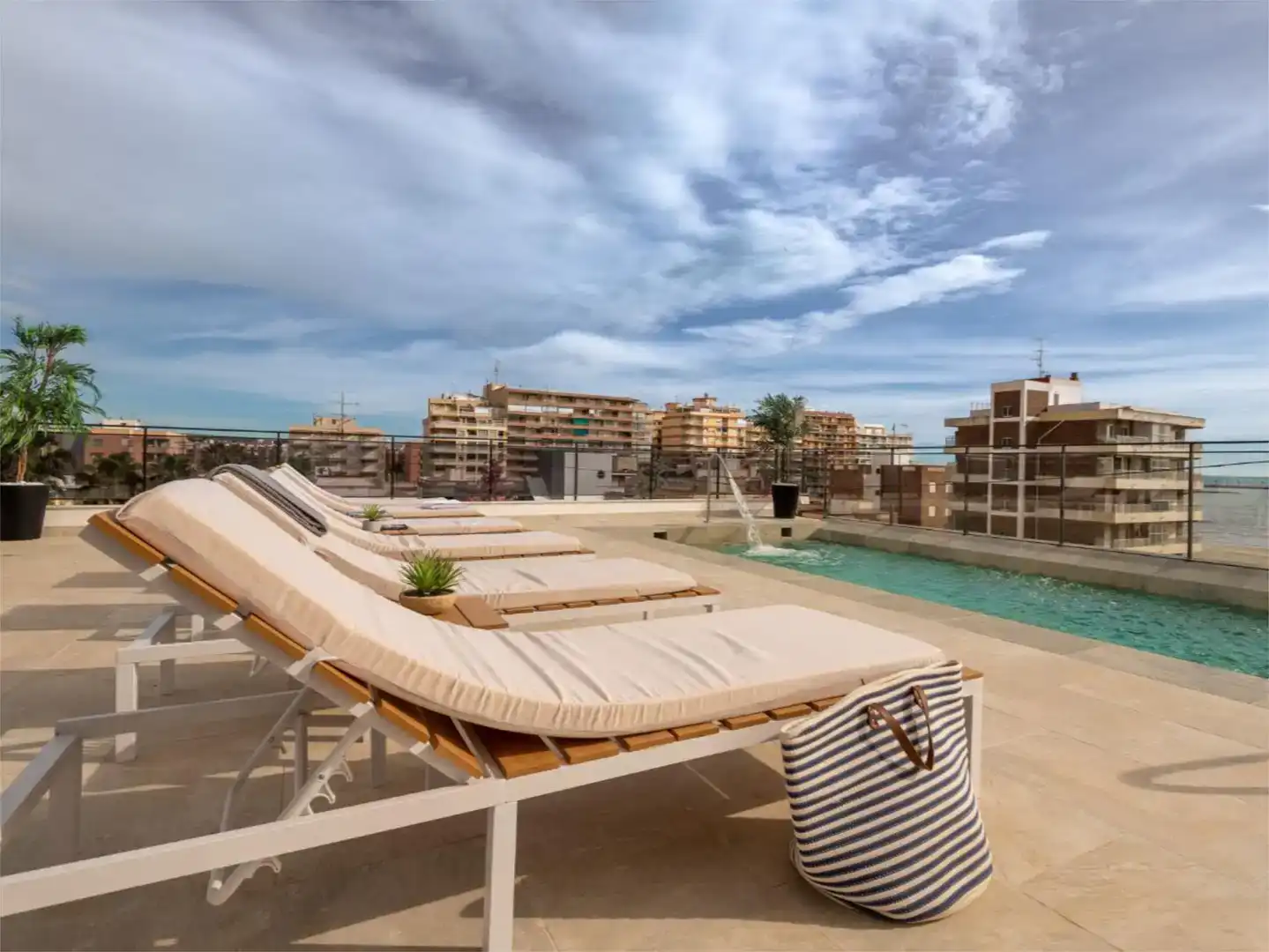 Terrace of Commercial properties for sale in Santa Pola  with Air Conditioner