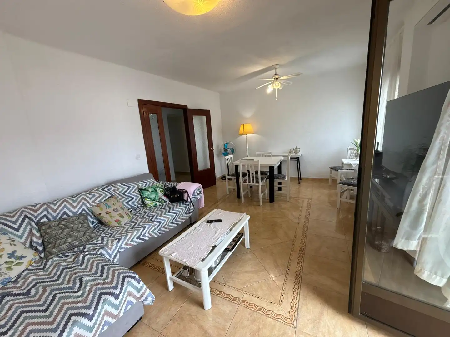 Sala de estar de Piso en venta en Alicante / Alacant con Balcón