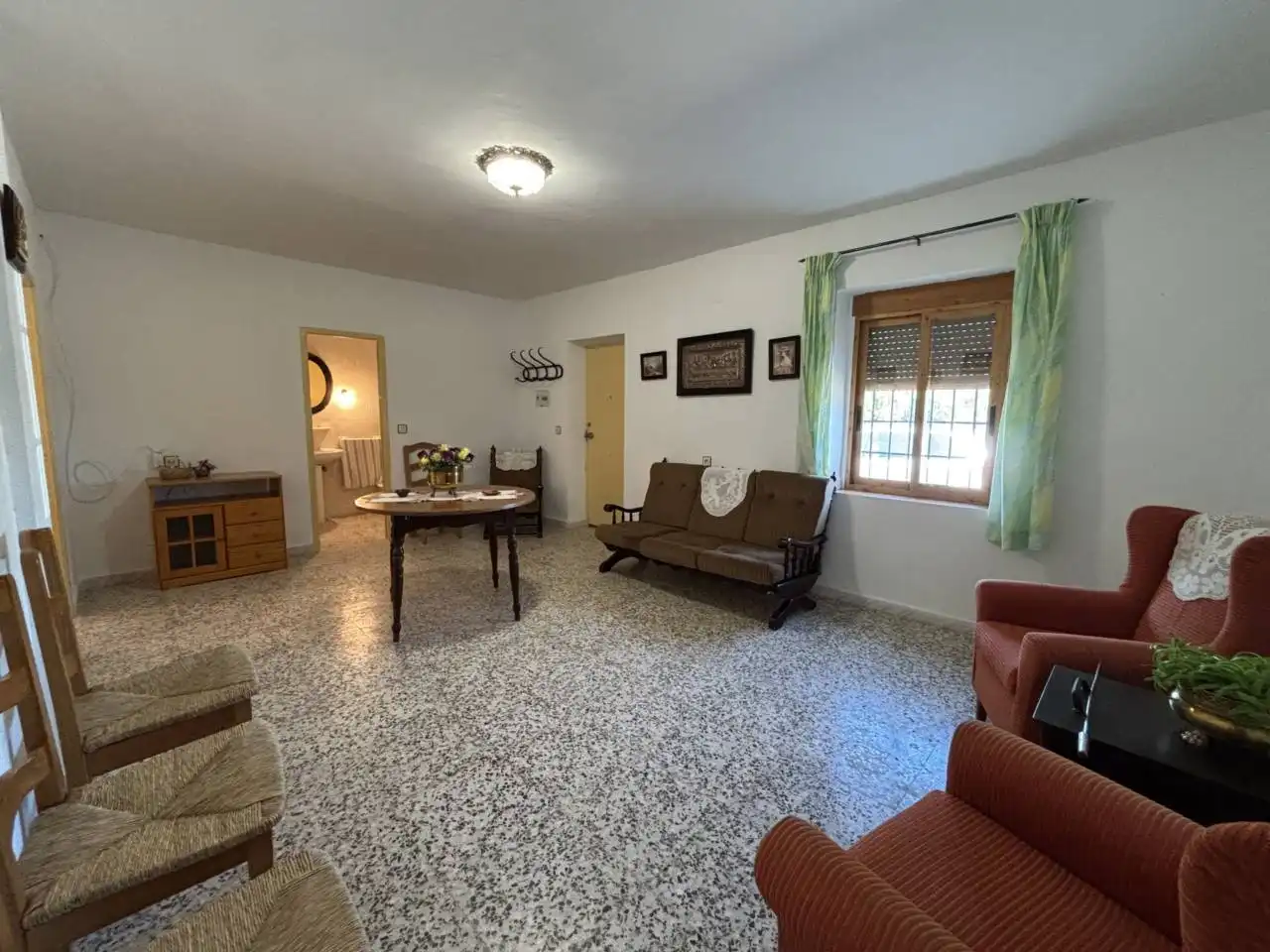 Sala de estar de Finca rústica en venta en María con Calefacción y Jardín privado