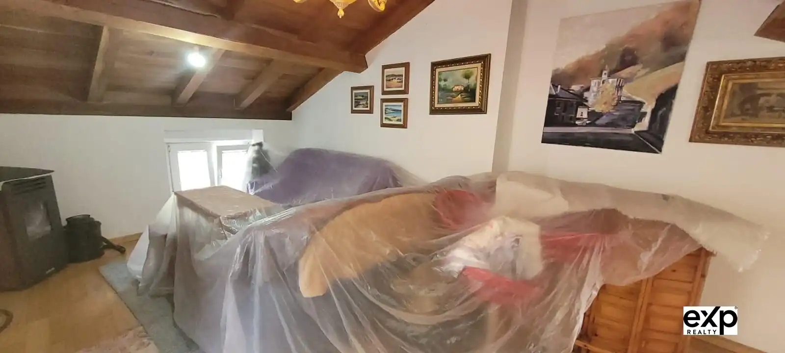 Sala de estar de Casa o chalet en venta en Villanueva de Oscos con Calefacción, Jardín privado y Terraza