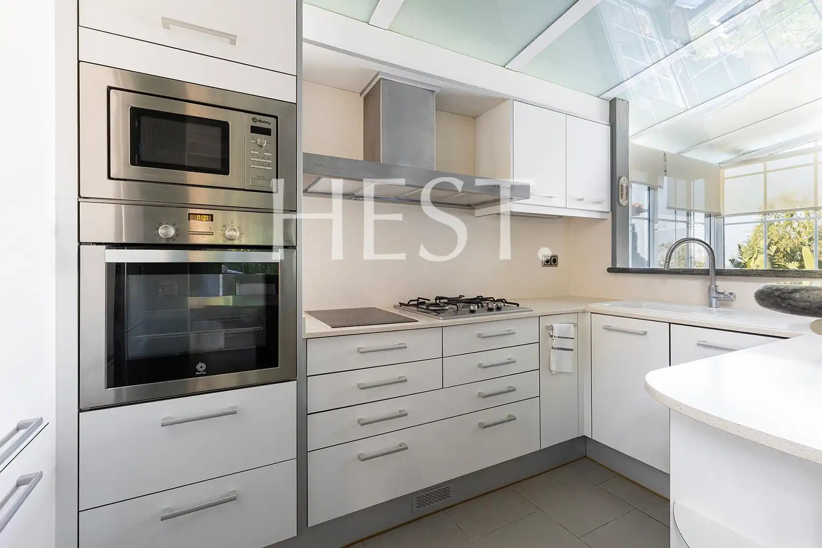 Cocina de Casa o chalet en venta en Castelldefels con Calefacción, Jardín privado y Parquet