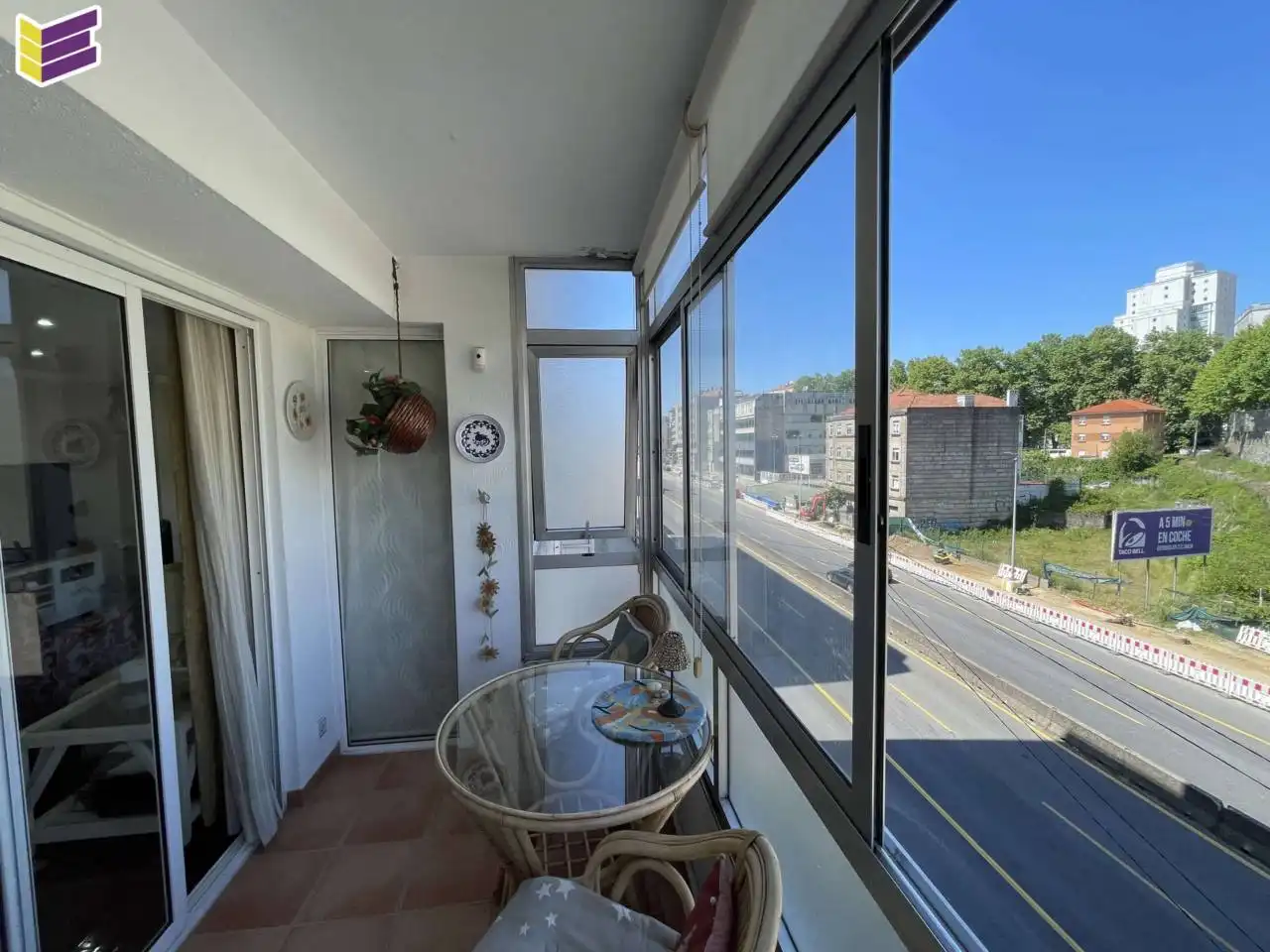 Terrassa de Pis en venda en Vigo  amb Calefacció, Parquet i Terrassa