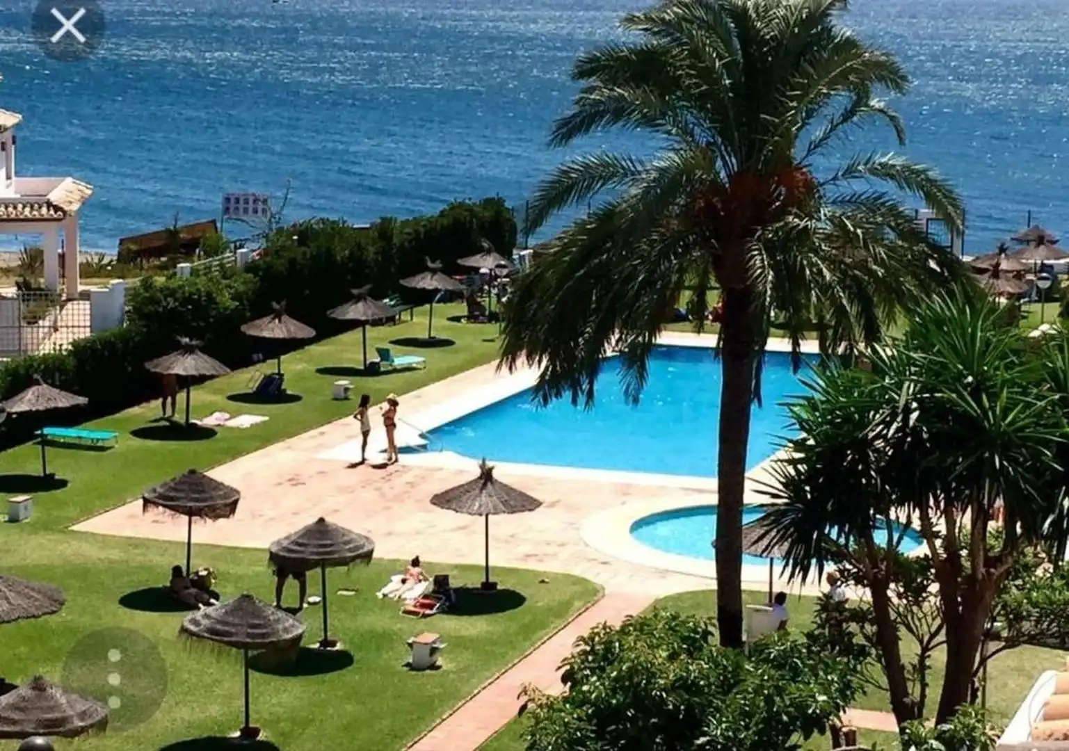 Garden of Flat for sale in Estepona  with Air Conditioner, Terrace and Community pool