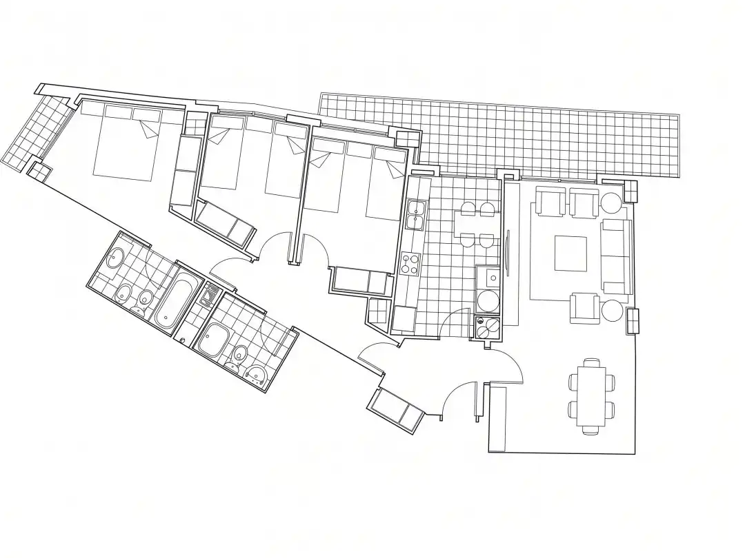 Appartamento con terrazza in vendita a Nord-est, imagen 21