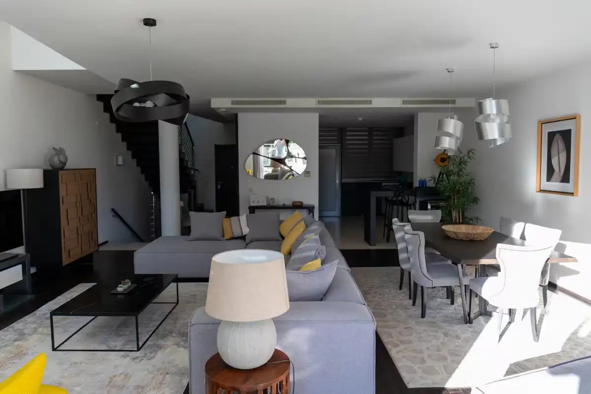 Living room of Detached homes for sale in Marbella  with Air Conditioner, Terrace and Storage room