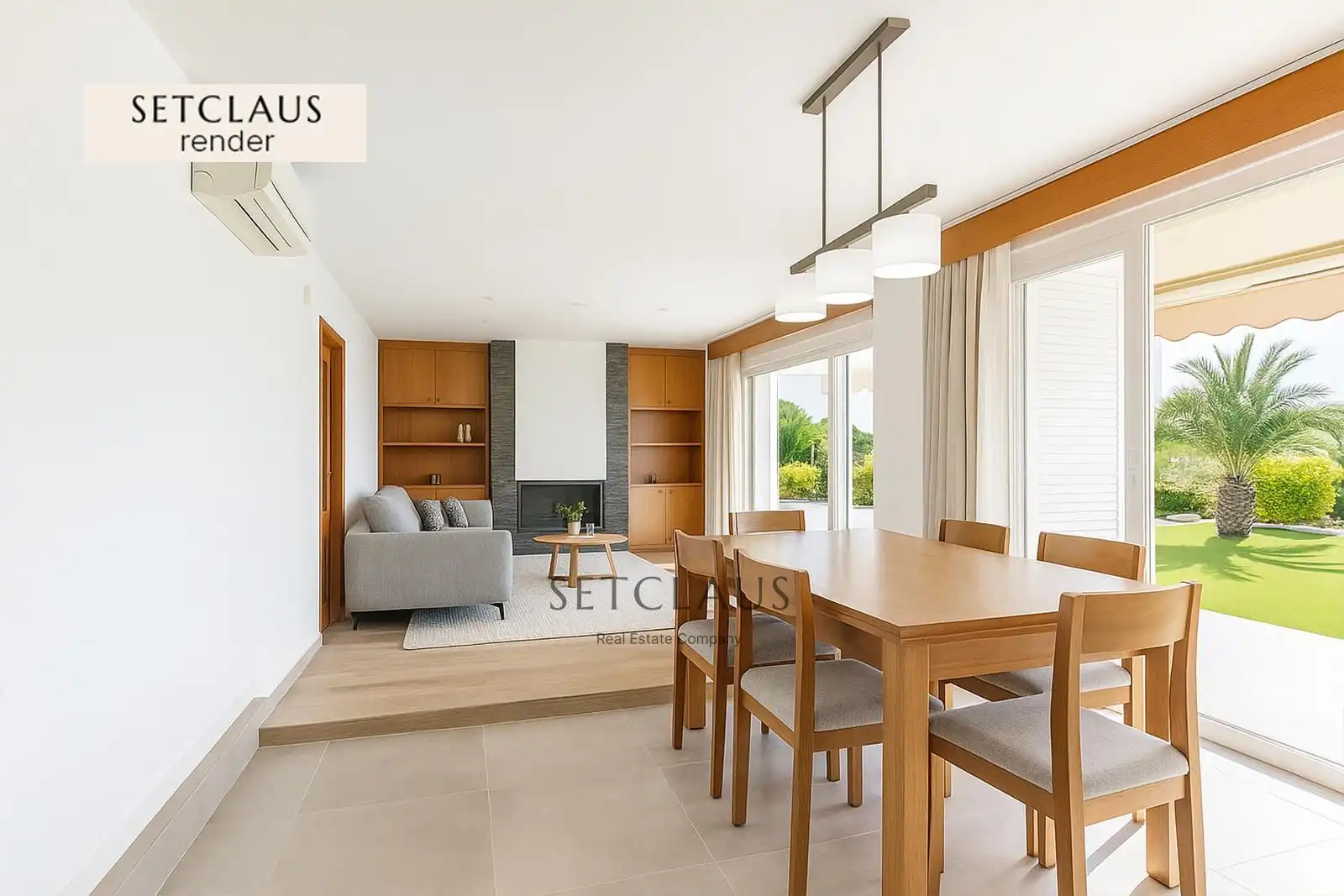 Dining room of Houses for sale in Mataró  with Air Conditioner, Heating and Terrace