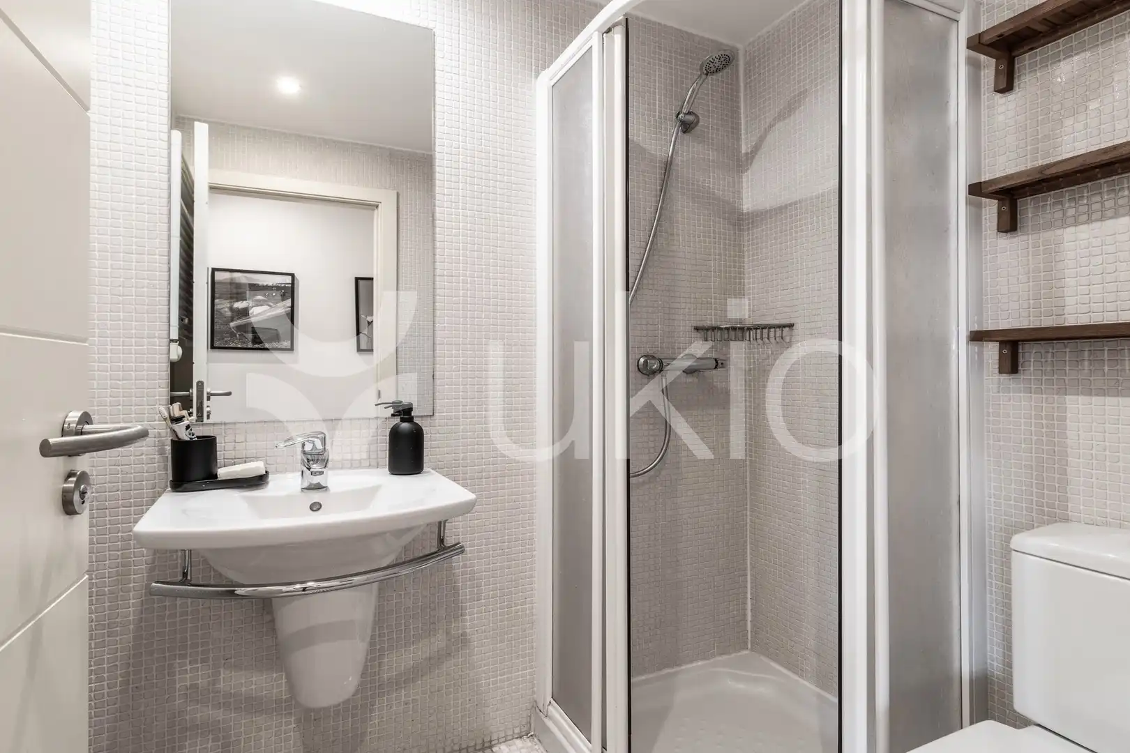 Badezimmer von Wohnung zur Miete in Madrid mit Klimaanlage, Heizung und Terrasse