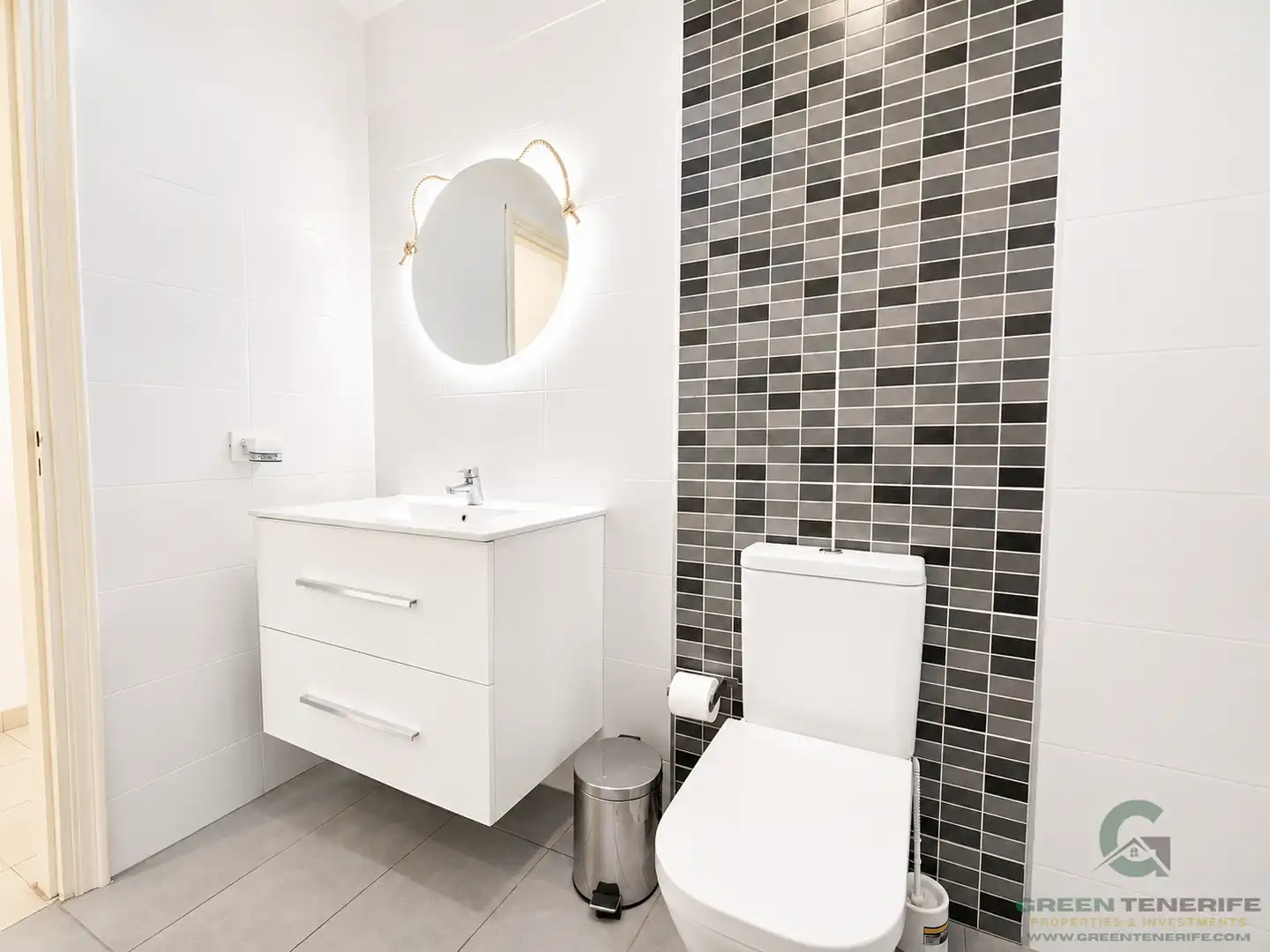 Badezimmer von Wohnung zum Verkauf in Santiago del Teide mit Terrasse und Möbliert