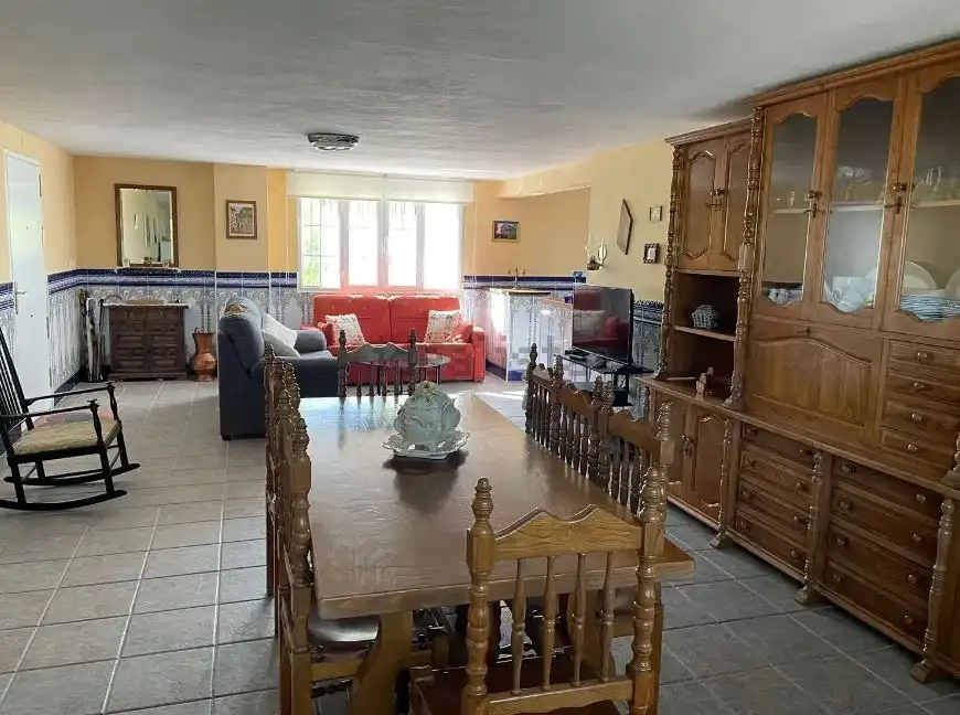 Dining room of Houses for sale in Mengabril  with Private garden, Parquet flooring and Terrace