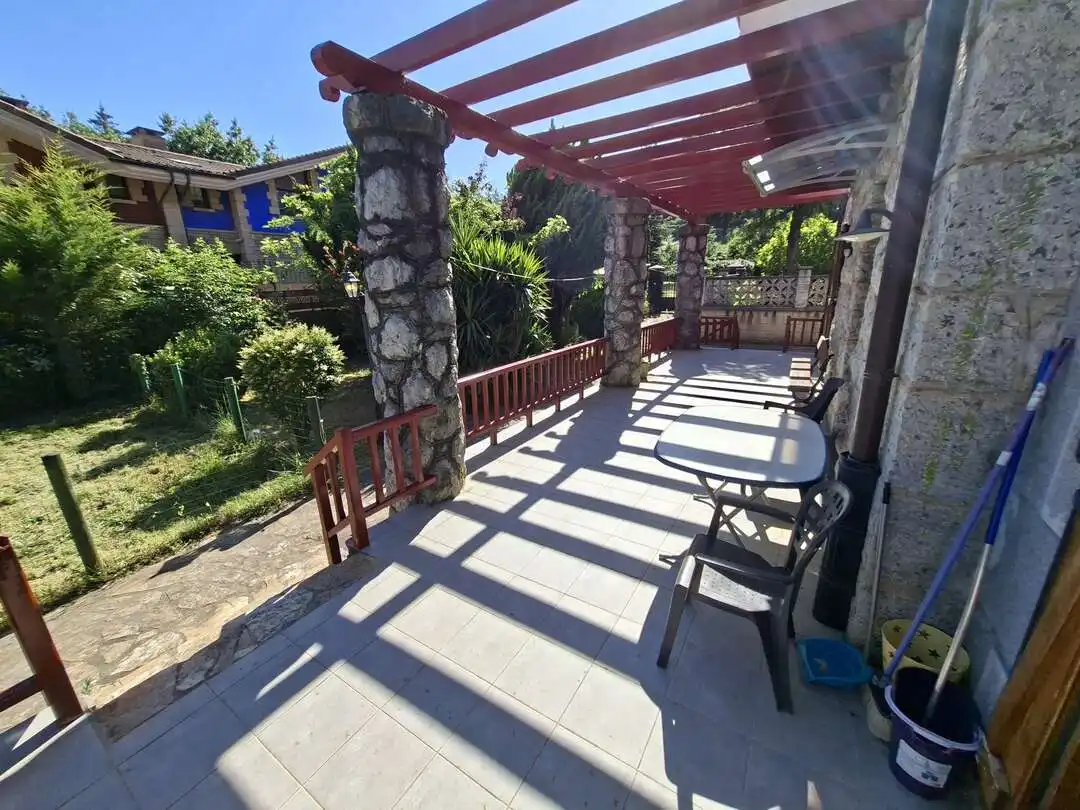 Terraza de Casa adosada en venta en Markina-Xemein con Calefacción, Jardín privado y Amueblado