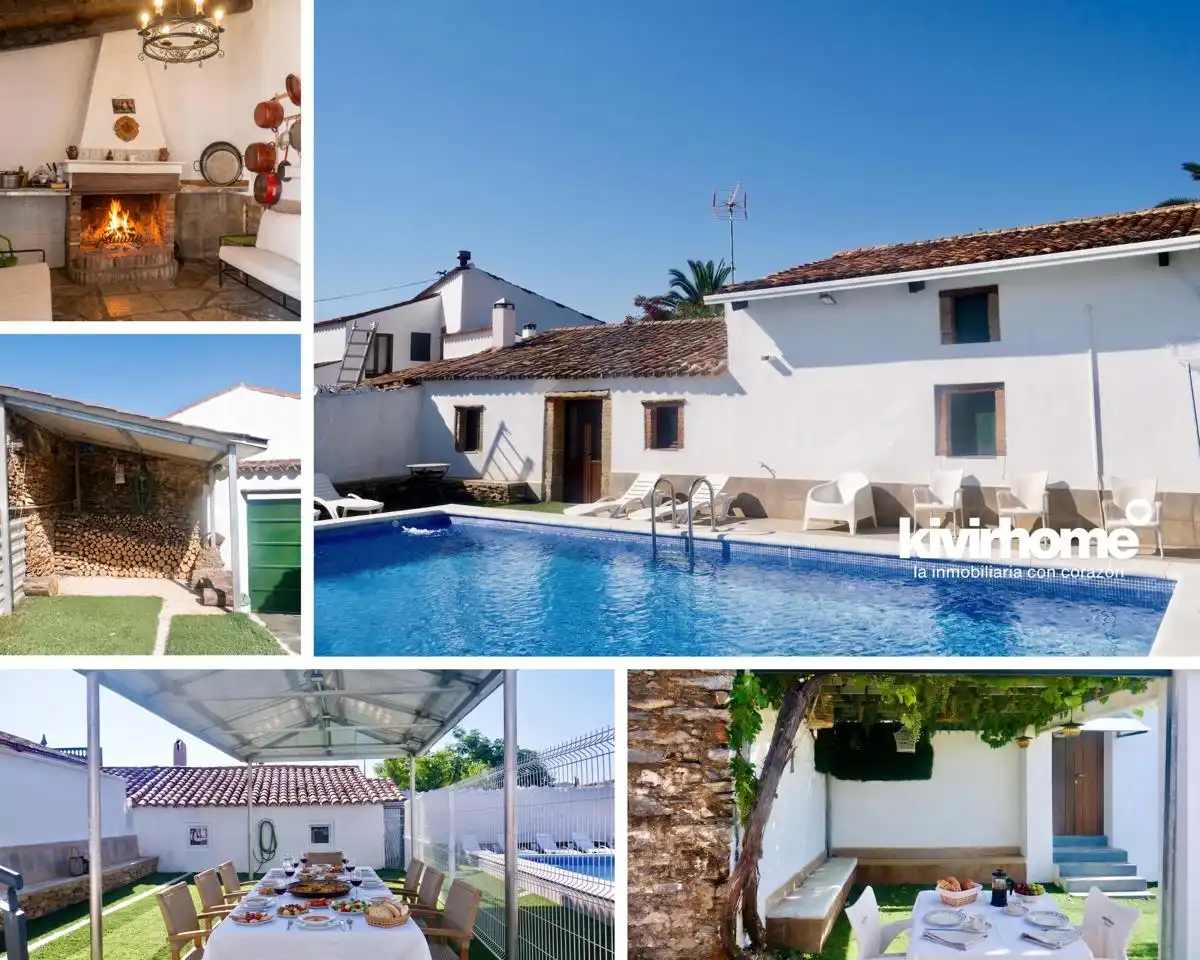 Exterior view of Houses for sale in Corteconcepción  with Private garden, Terrace and Storage room