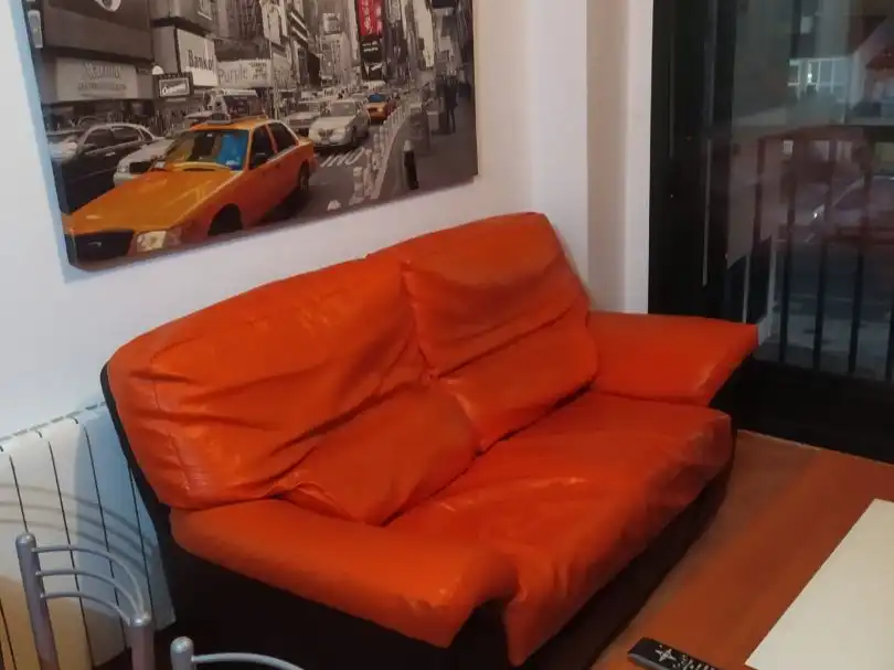 Sala d'estar de Apartament de lloguer en A Illa de Arousa  amb Calefacció, Jardí privat i Parquet