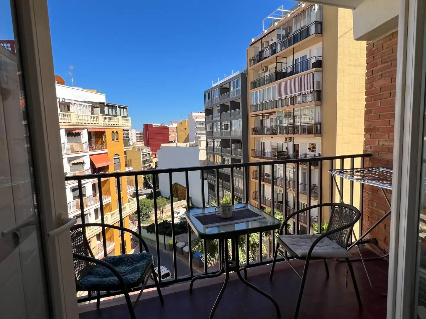 Terraza de Apartamento en venta en Calpe / Calp con Calefacción, Terraza y Amueblado