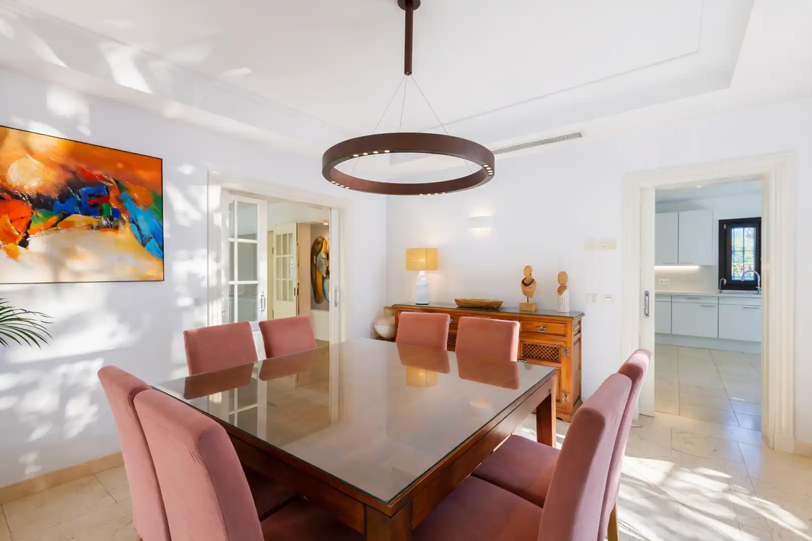 Comedor de Casa o chalet de alquiler en Estepona con Terraza