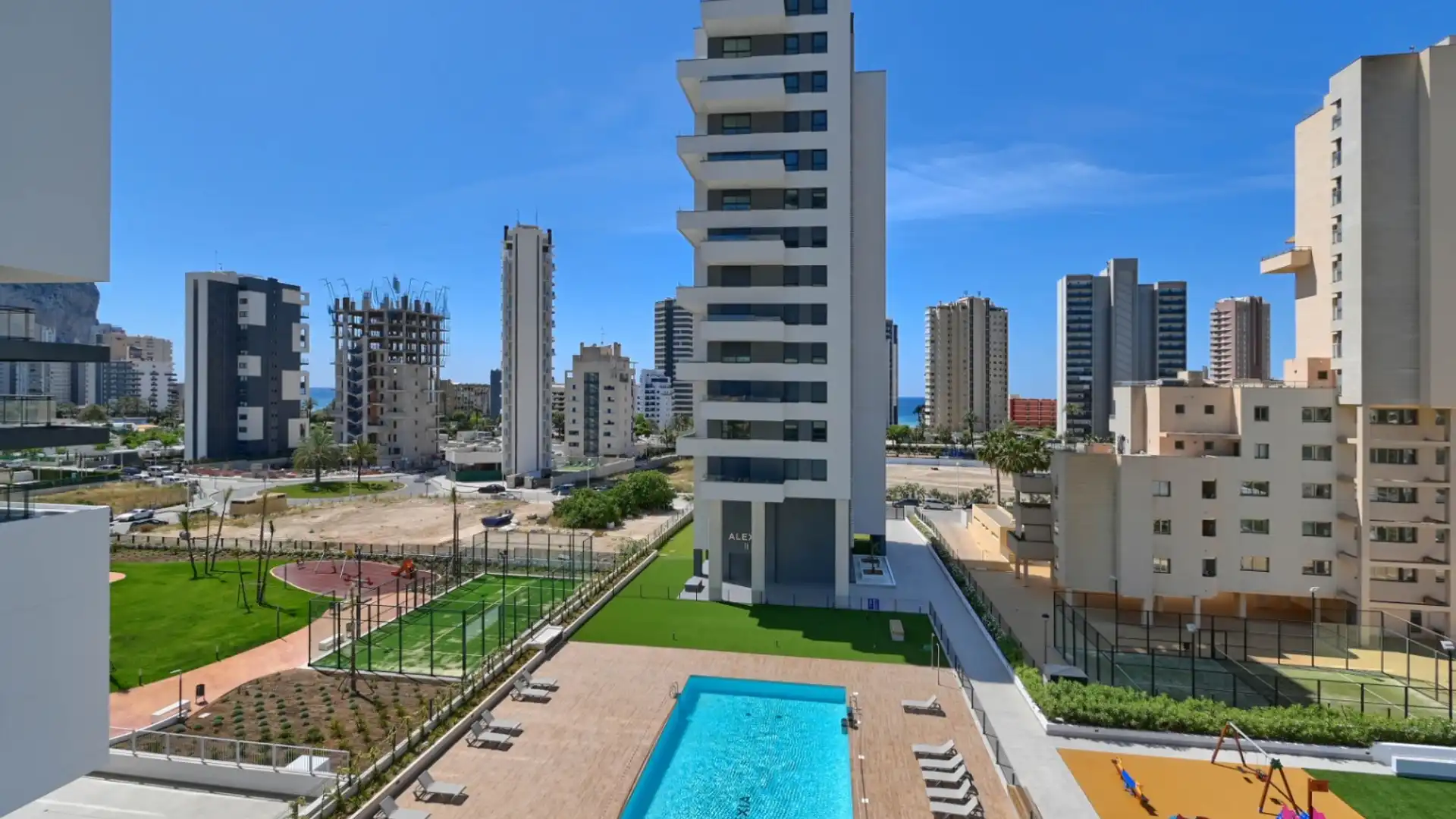 Swimming pool of Apartments for sale in Calpe / Calp  with Heating and Swimming Pool