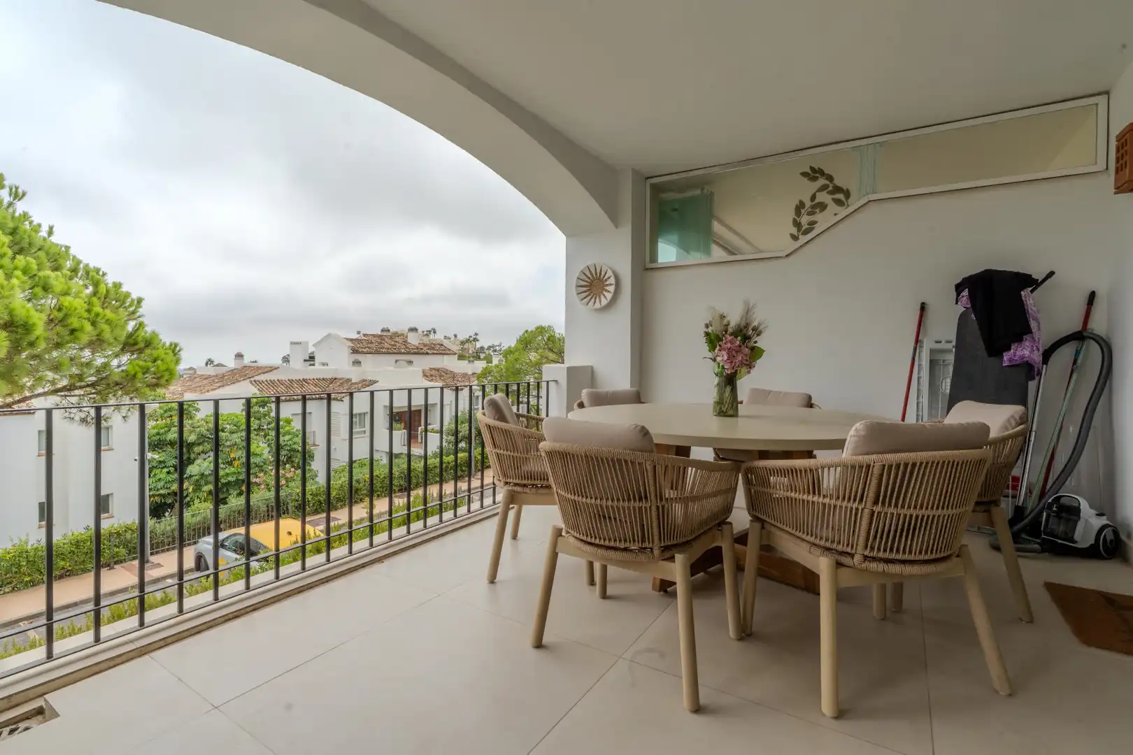 Terraza de Apartamento de alquiler en Benahavís con Aire acondicionado, Terraza y Piscina