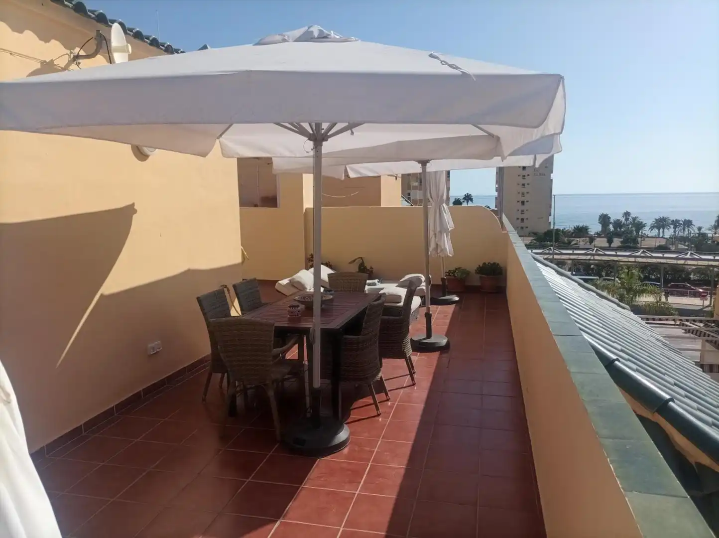 Terrassa de Àtic de lloguer en Torrox amb Piscina comunitària
