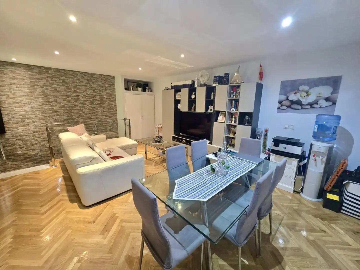 Sala de estar de Piso en venta en Madrid con Aire acondicionado, Calefacción y Amueblado