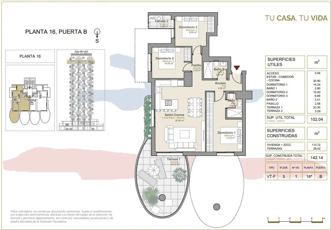 Apartamento con terraza en venta en Marisol Park - Ortembach - Los Almendros, imagen 33
