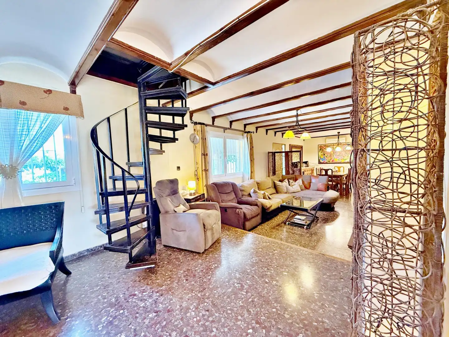 Sala de estar de Casa o chalet en venta en Olocau con Aire acondicionado, Calefacción y Terraza