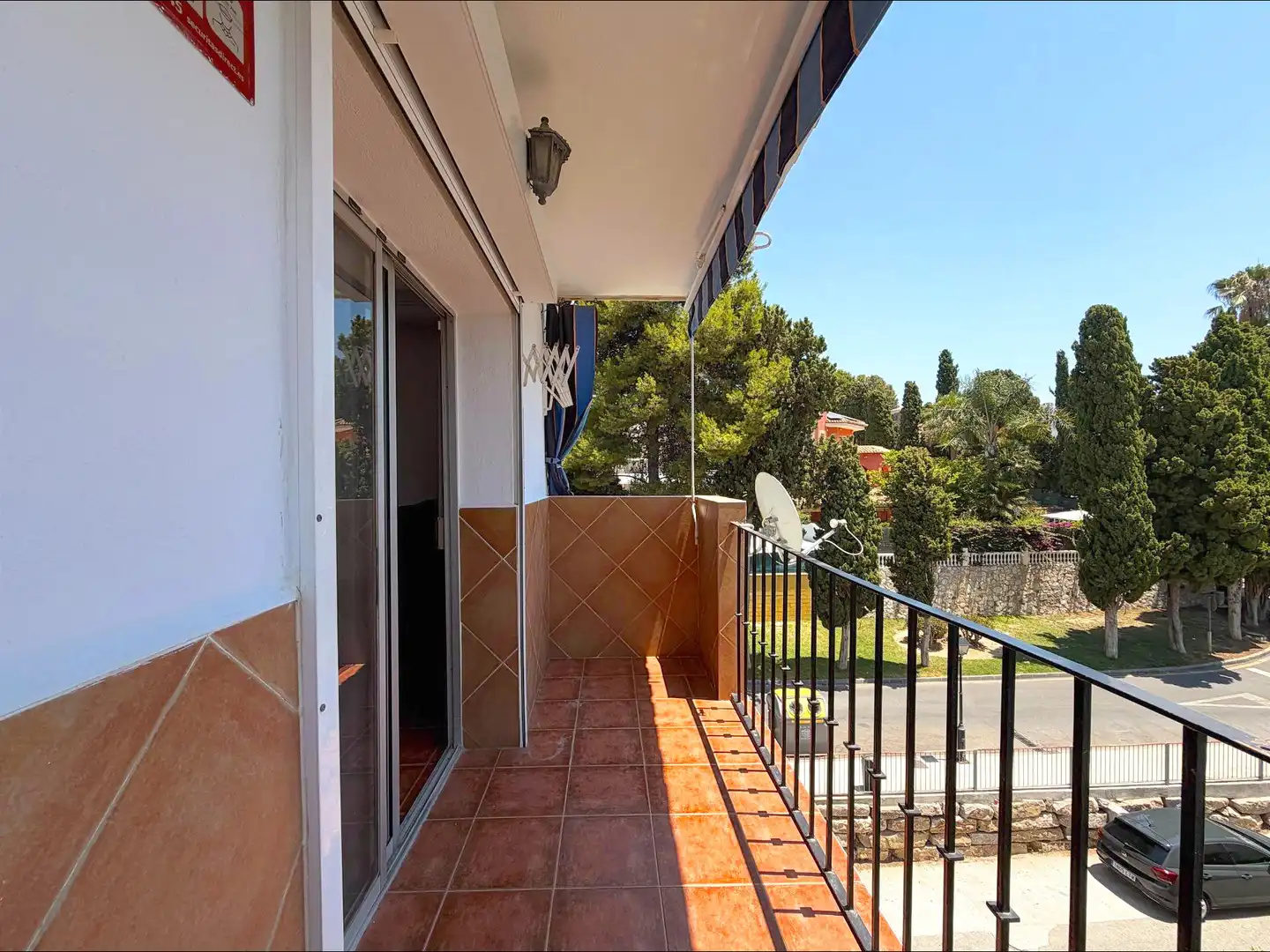 Terraza de Apartamento en venta en Mijas con Aire acondicionado, Jardín privado y Terraza