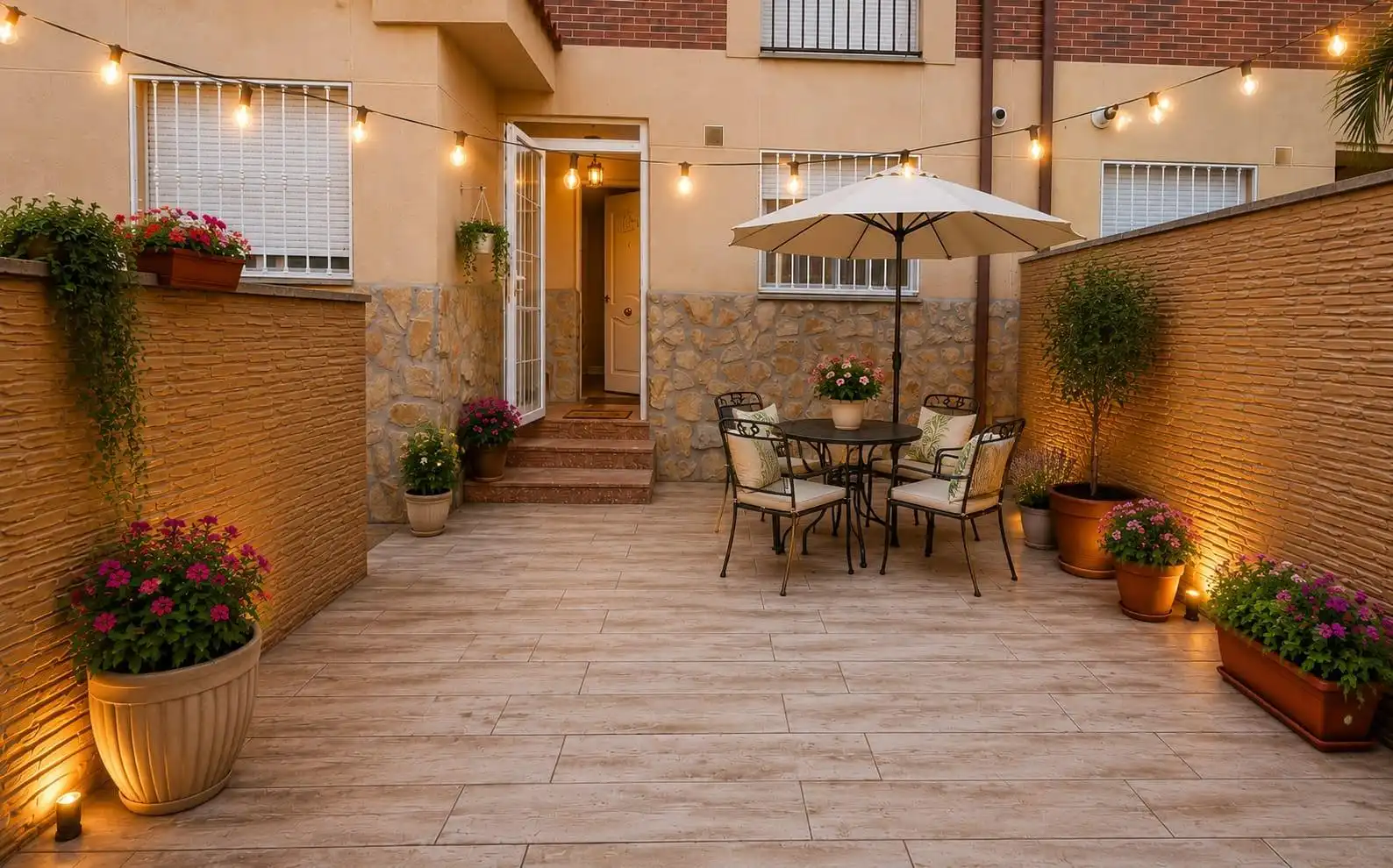 Terrassa de Casa adosada en venda en Alovera amb Aire condicionat, Calefacció i Traster