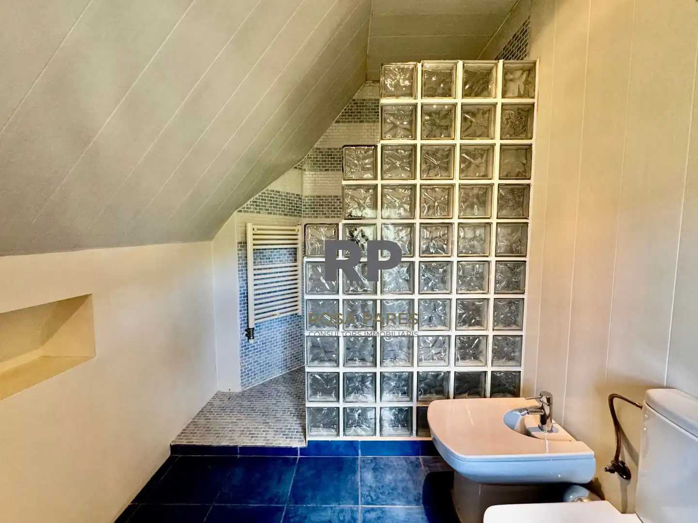 Bathroom of Houses for sale in Sant Martí de Centelles  with Heating, Private garden and Terrace