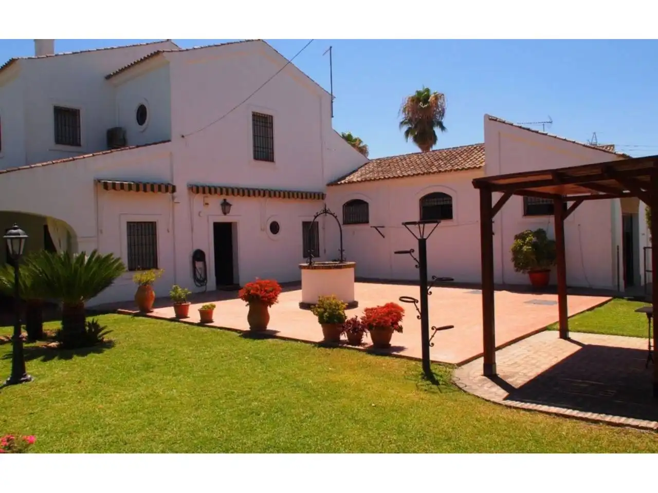 Garten von Country house zum Verkauf in Santiponce mit Privatgarten, Terrasse und Schwimmbad