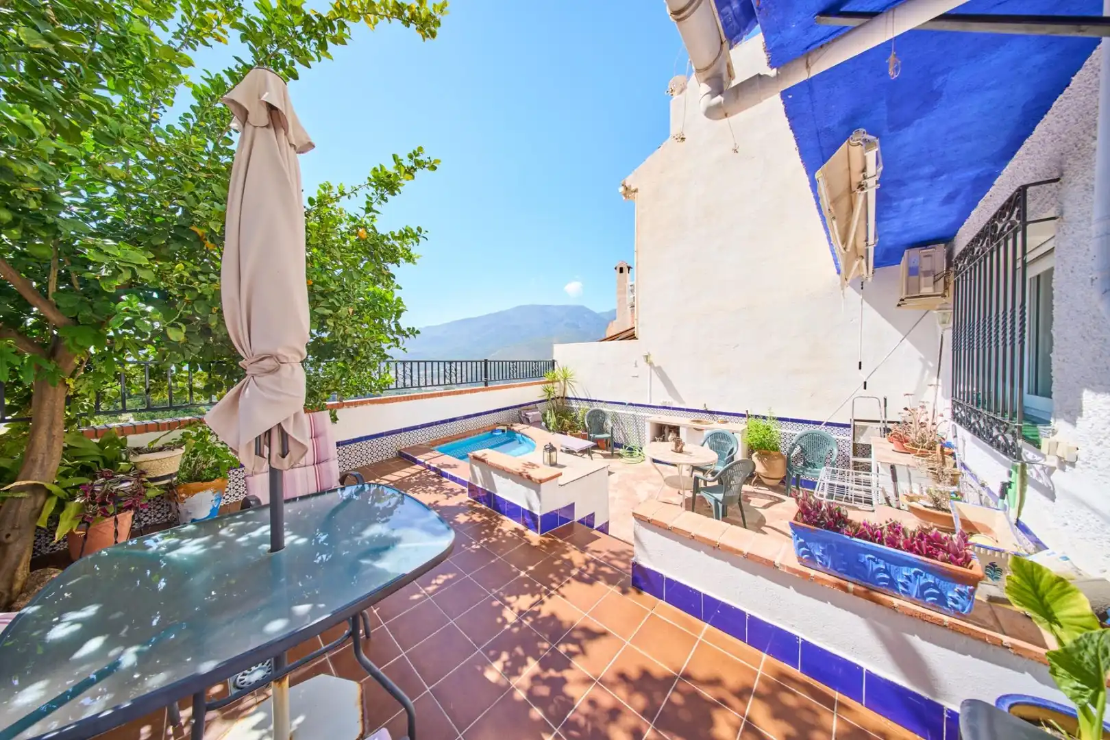 Terrassa de Casa adosada en venda en Órgiva amb Calefacció, Jardí privat i Terrassa