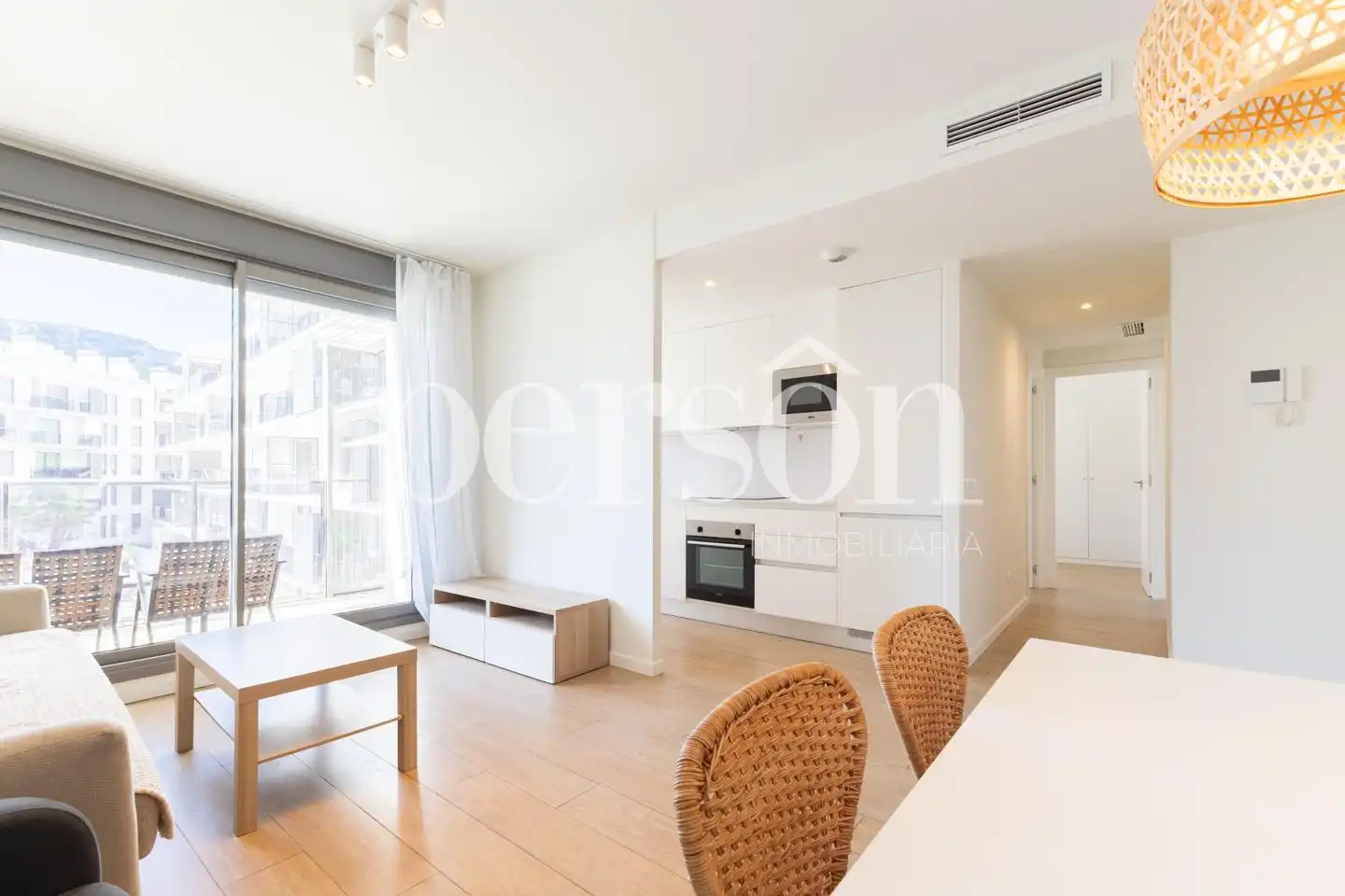 Living room of Flat for rent in Dénia  with Air Conditioner, Terrace and Storage room