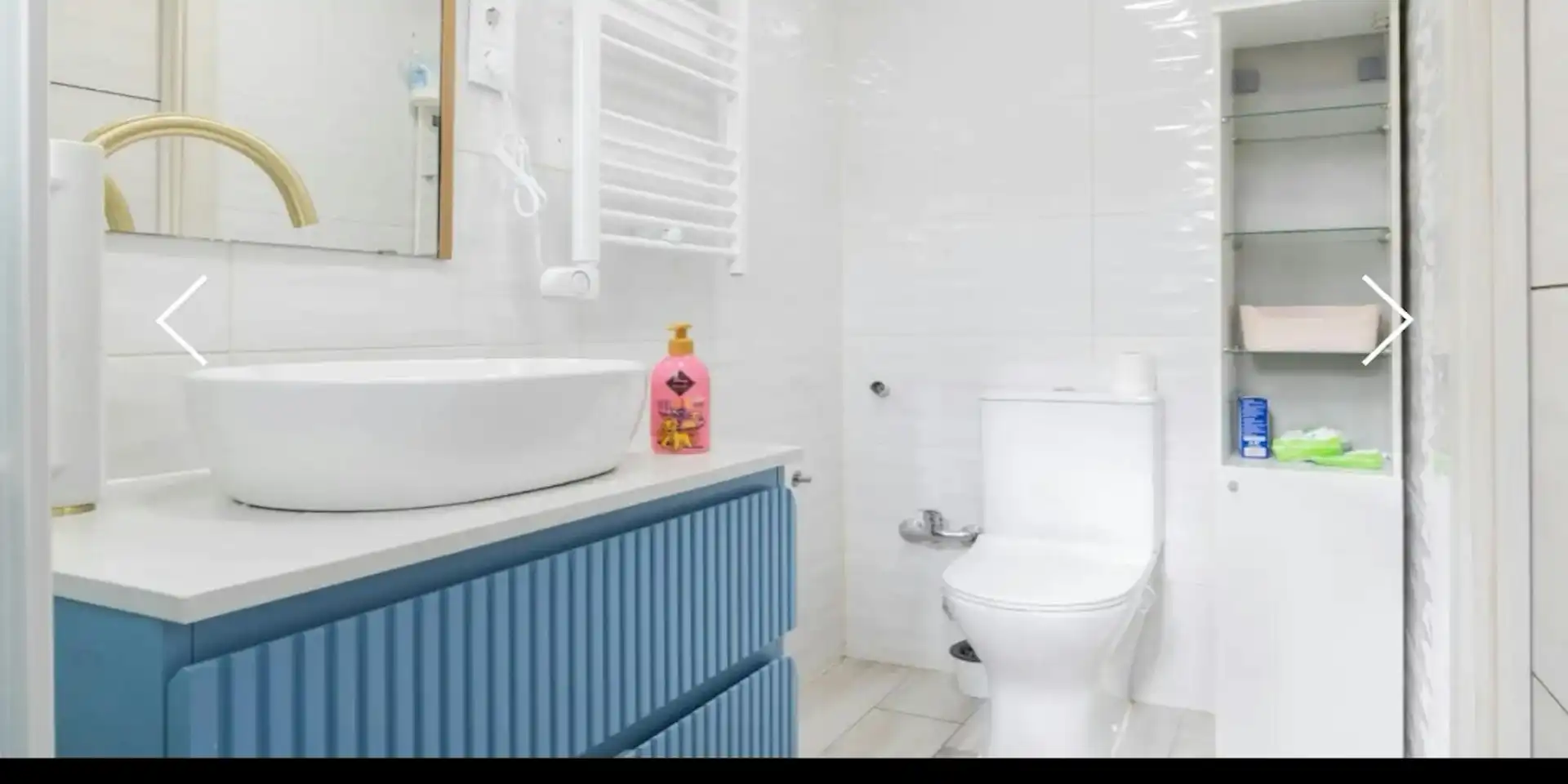 Badezimmer von Wohnung zur untervermieten in Madrid mit Klimaanlage, Heizung und Möbliert