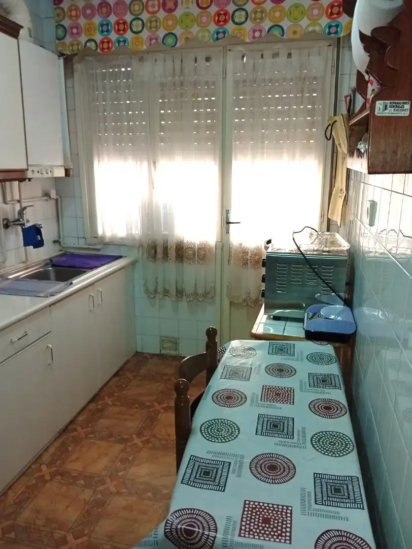 Cocina de Piso en venta en Gijón  con Calefacción, Parquet y Terraza