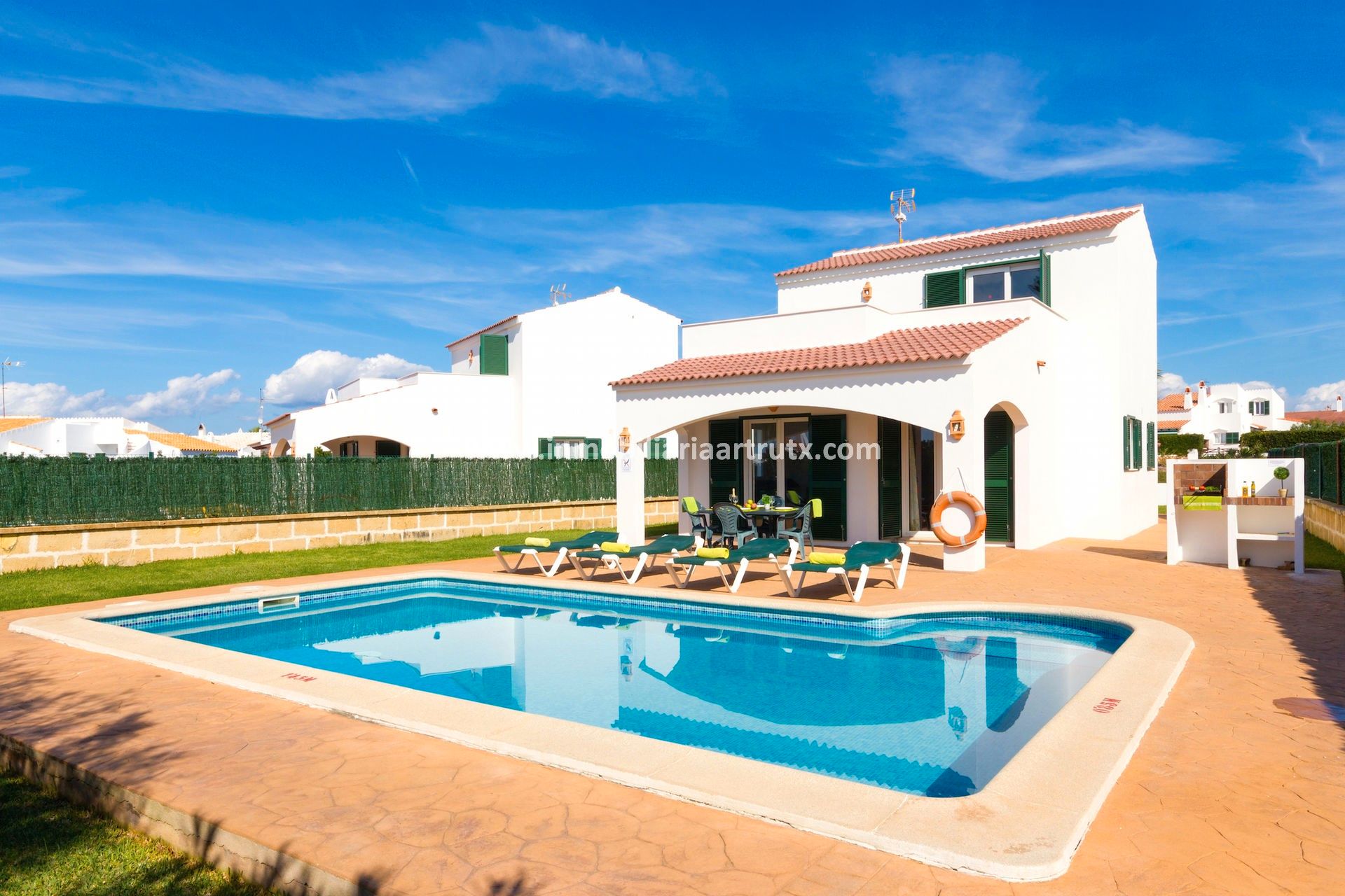 Piscina de Casa o xalet en venda en Ciutadella de Menorca amb Aire condicionat, Jardí privat i Terrassa