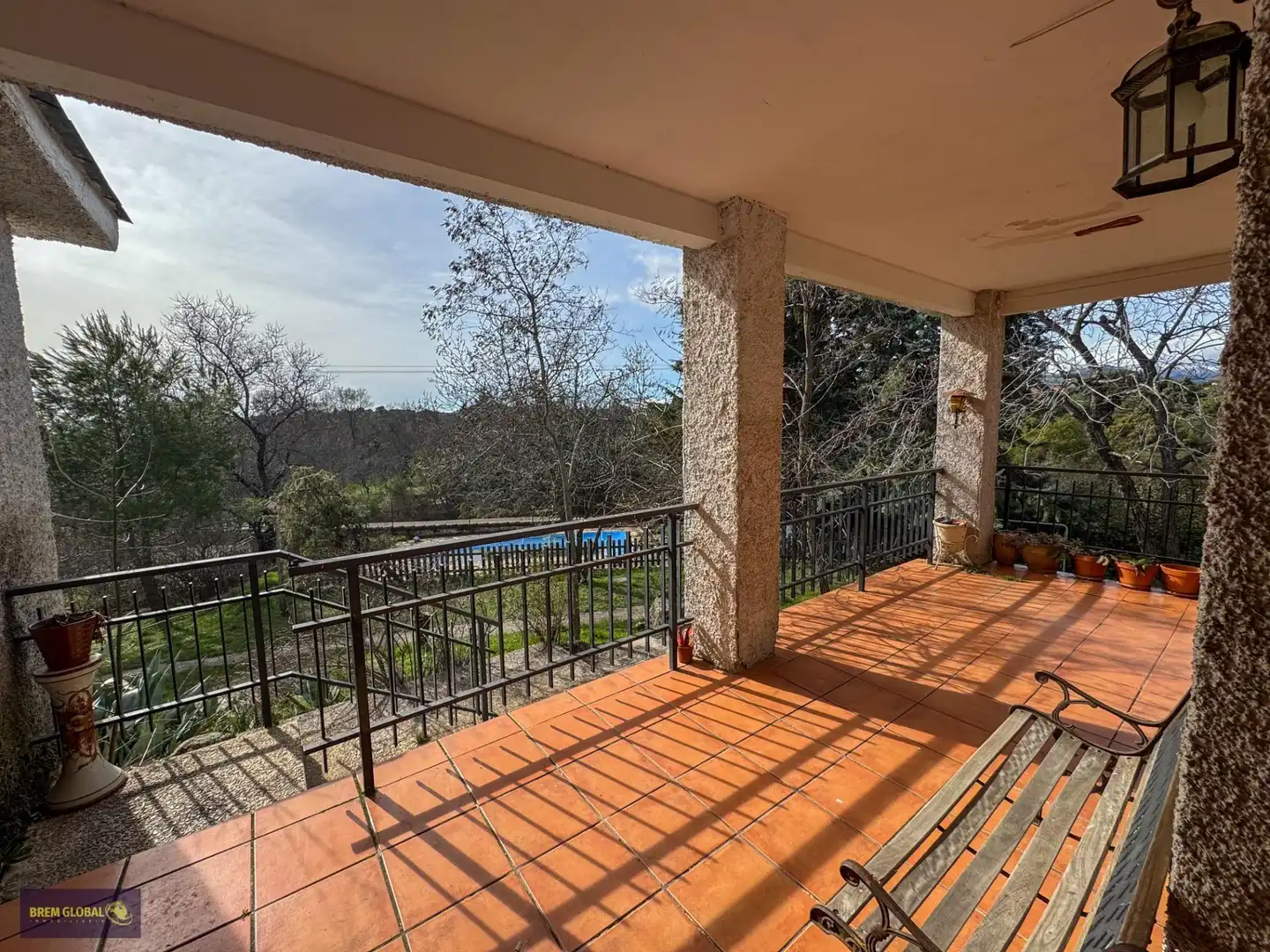 Terrace of Houses for sale in La Cabrera  with Private garden, Terrace and Swimming Pool
