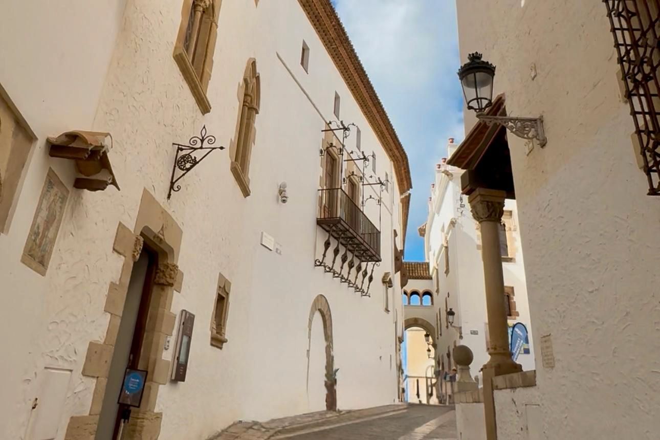 Exterior view of Flat for sale in Sitges  with Air Conditioner, Heating and Terrace