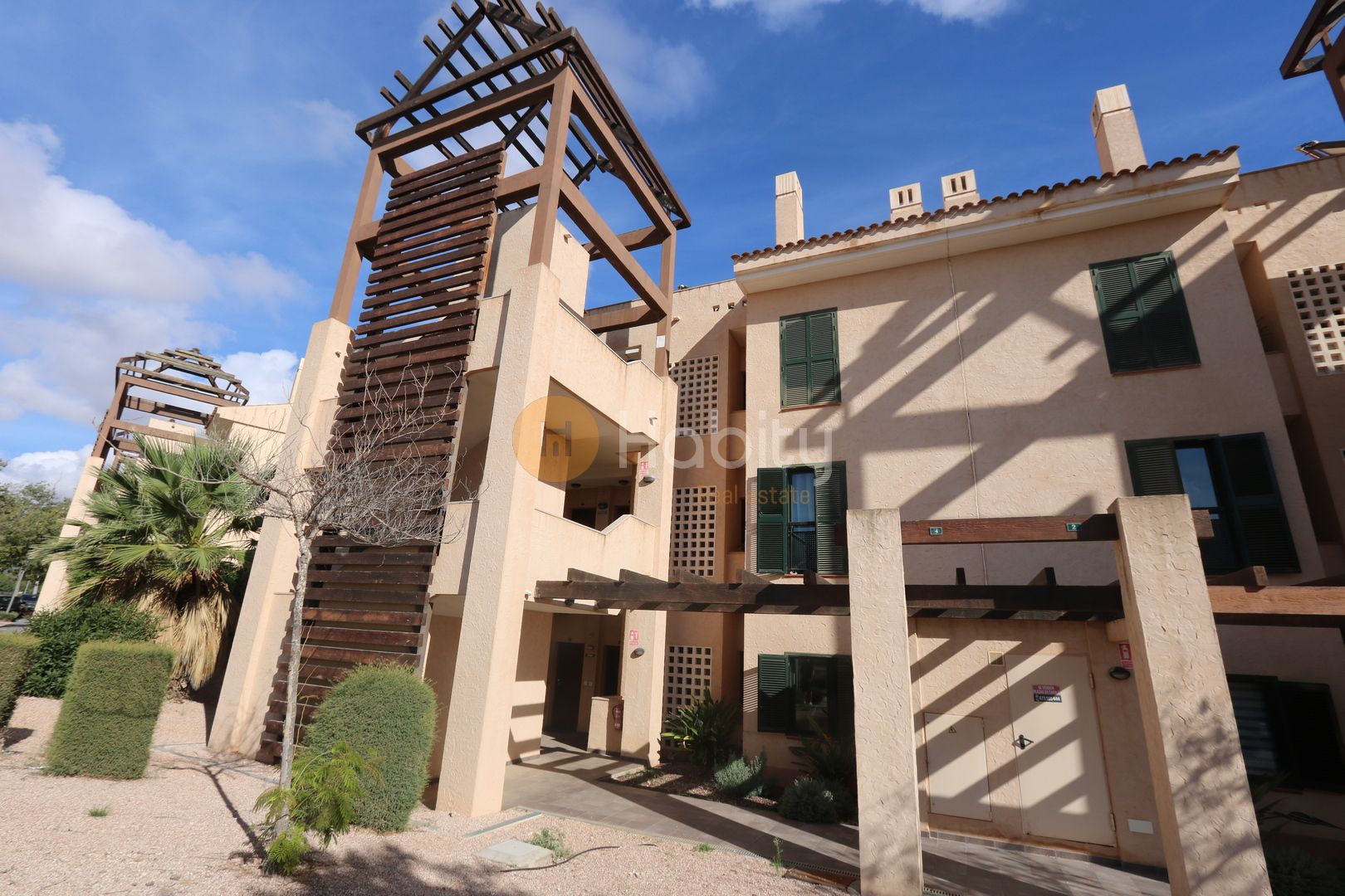 Vista exterior de Planta baja en venta en Fuente Álamo de Murcia con Aire acondicionado, Calefacción y Terraza