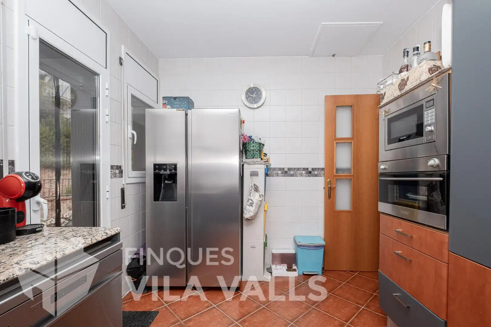 Cuina de Casa o xalet en venda en Bigues i Riells del Fai amb Jardí privat, Terrassa i Traster
