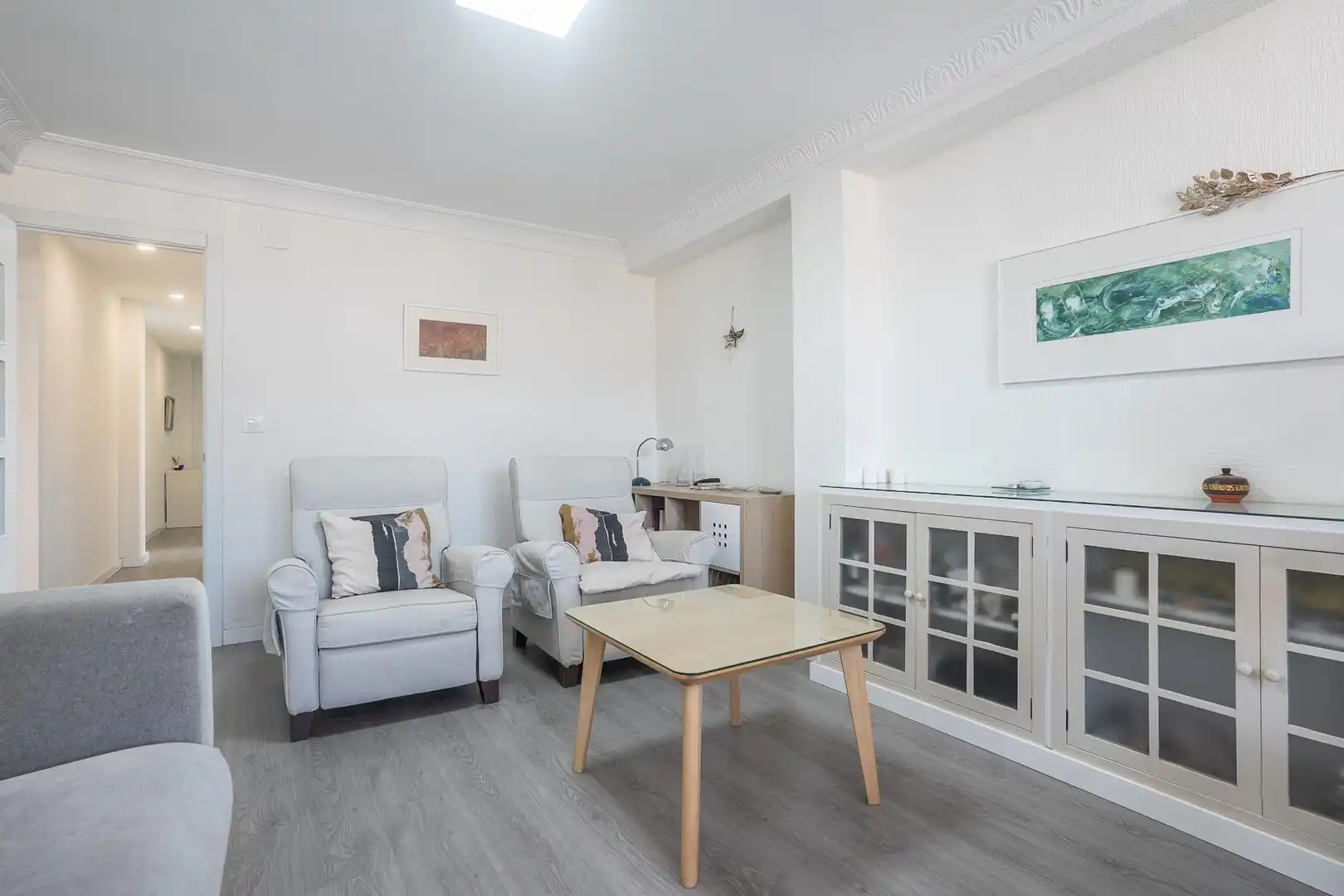 Sala de estar de Ático en venta en Almería con Aire acondicionado y Terraza