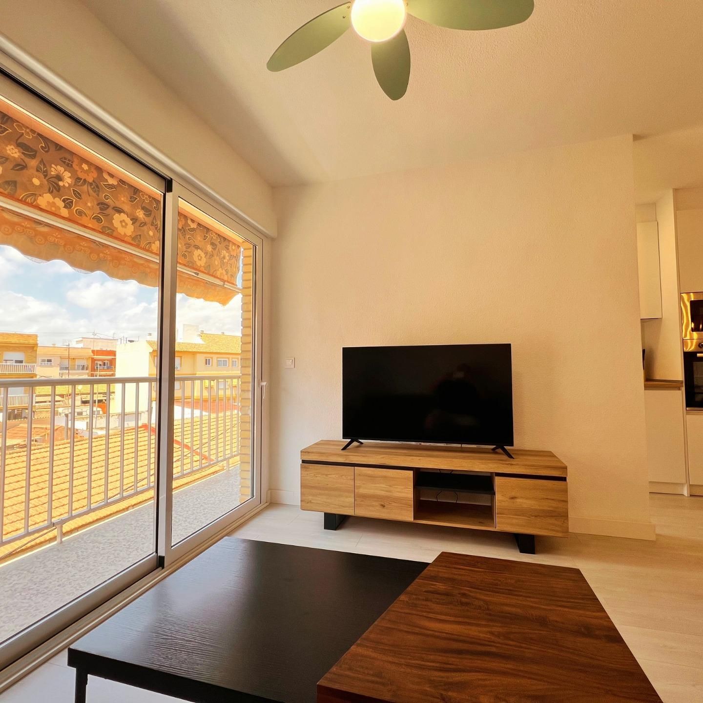 Habitación de Apartamento en venta en Los Alcázares con Aire acondicionado, Terraza y Amueblado