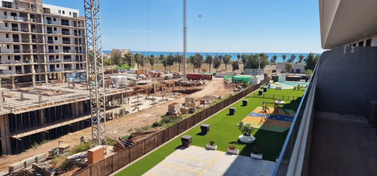 Terraza de Apartamento de alquiler en Moncofa con Aire acondicionado, Terraza y Trastero