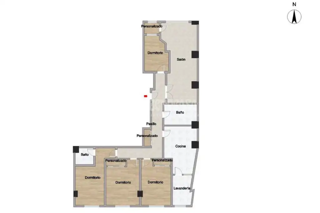 Appartamento con terrazza in vendita a Carretas - Pajarita, imagen 43