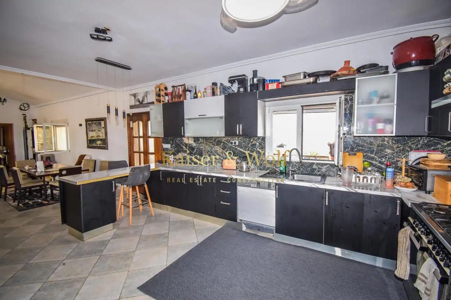 Cocina de Finca rústica en venta en Crevillent con Jardín privado, Terraza y Piscina