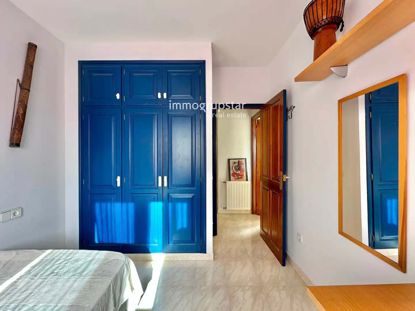 Schlafzimmer von Einfamilien-Reihenhaus zum Verkauf in Castell d'Aro, Platja d'Aro i s'Agaró mit Heizung, Privatgarten und Terrasse